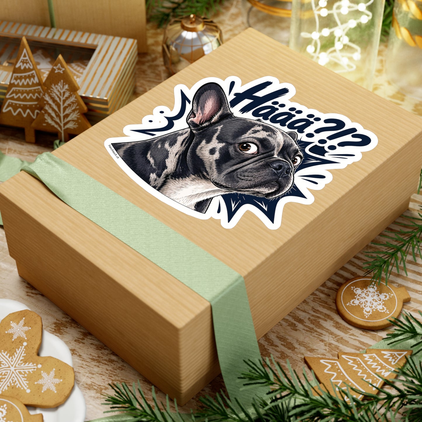 Häää?!? – Swiss Frenchie Vinyl Sticker