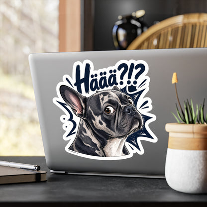 Häää?!? – Swiss Frenchie Vinyl Sticker