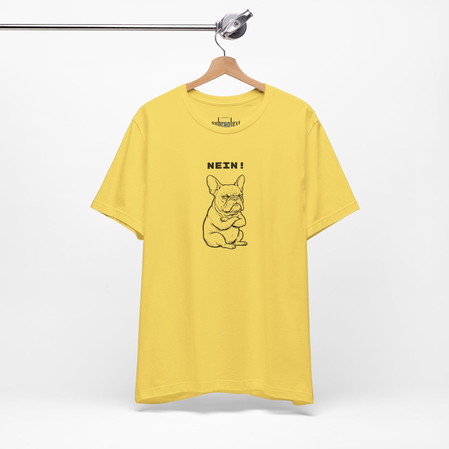 NEIN. Keine Diskussion. Frenchie-Shirt