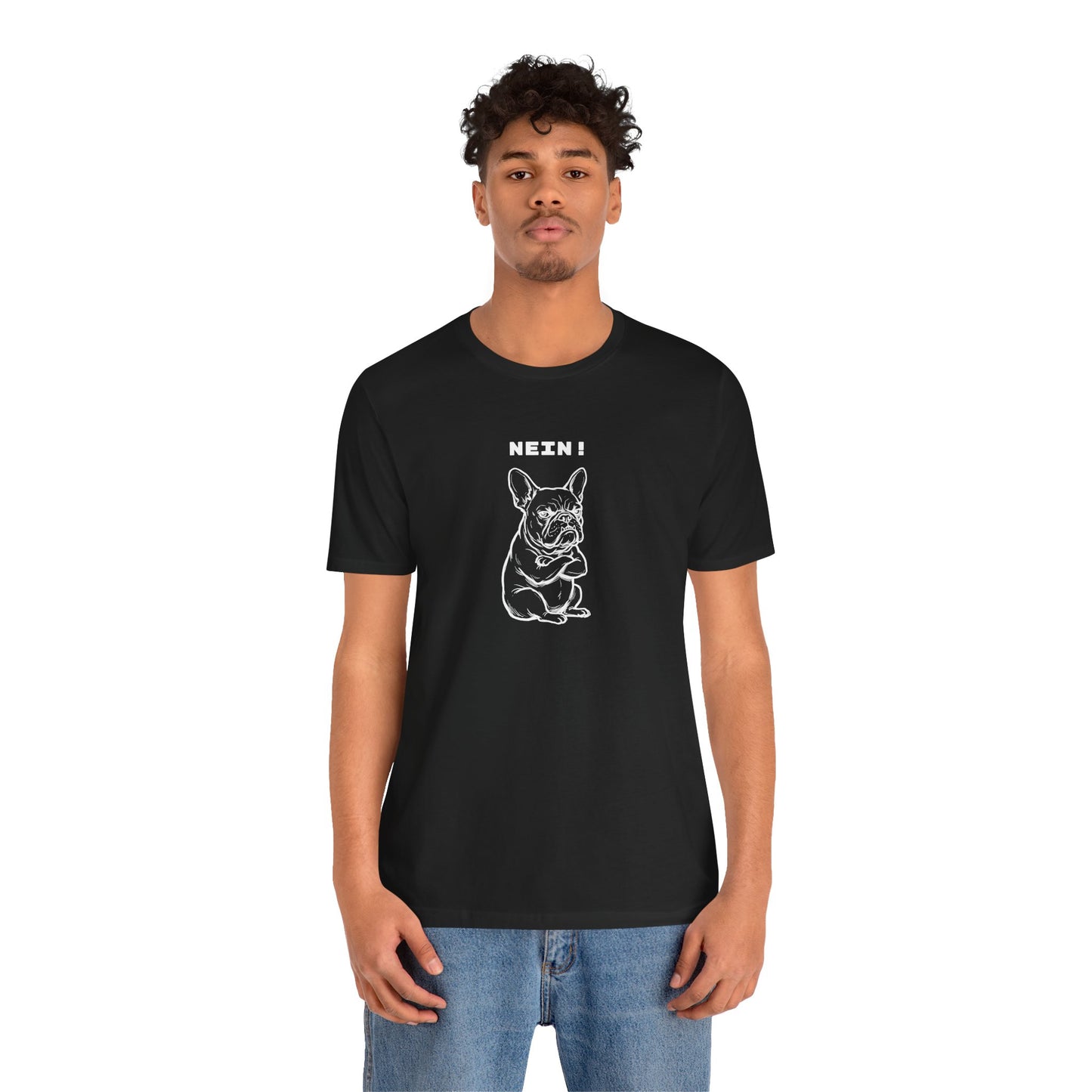NEIN. Keine Diskussion. Frenchie-Shirt