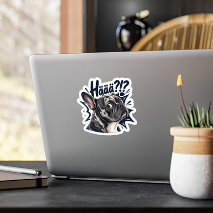 Häää?!? – Swiss Frenchie Vinyl Sticker