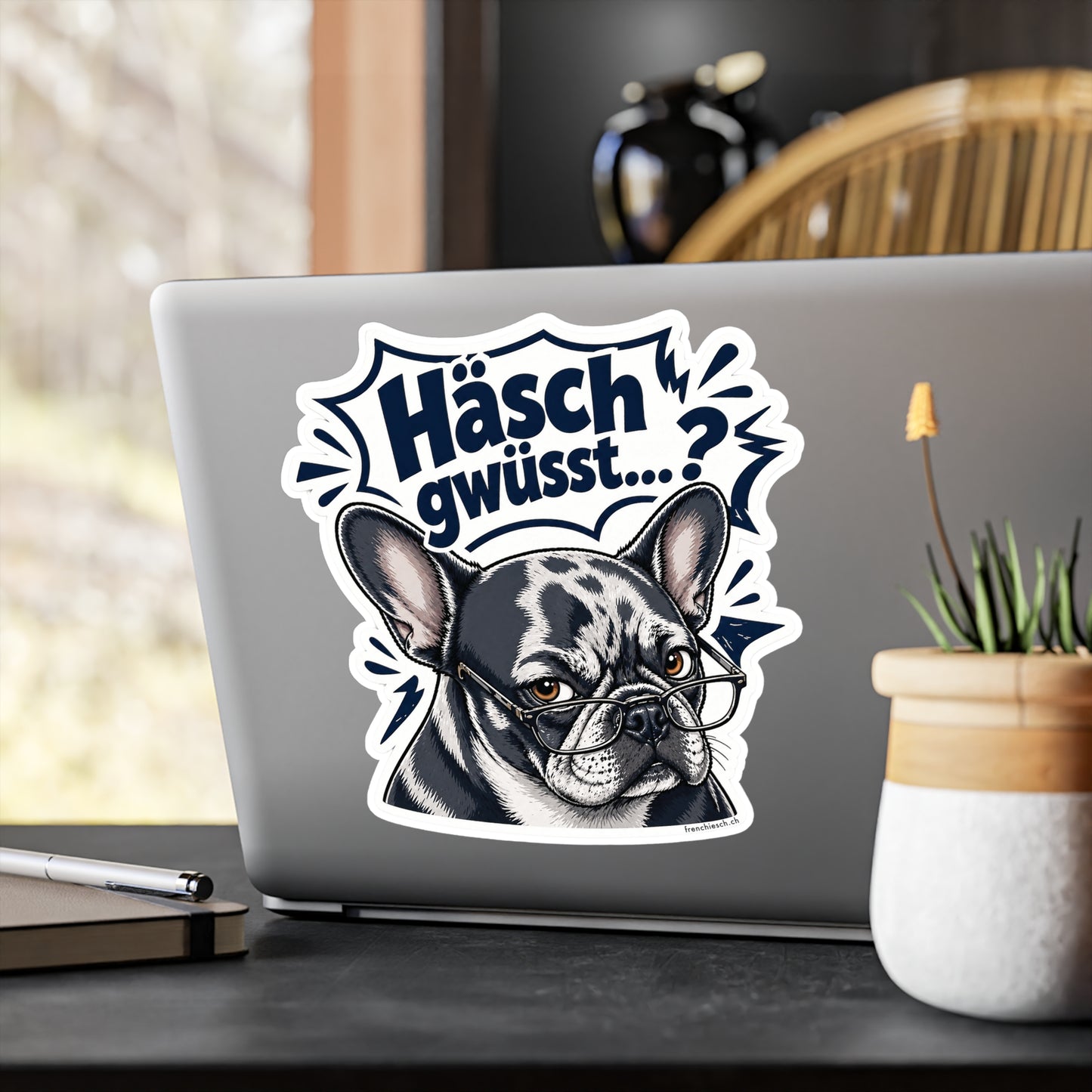 Häsch gwüsst…? – Swiss Frenchie Vinyl Sticker