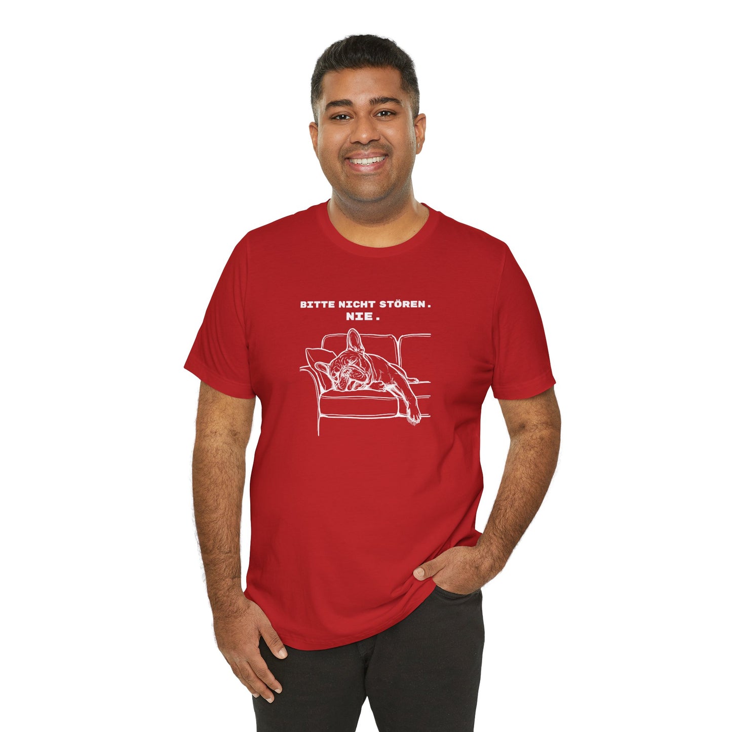 BITTE NICHT STÖREN. NIE. Frenchie-Shirt