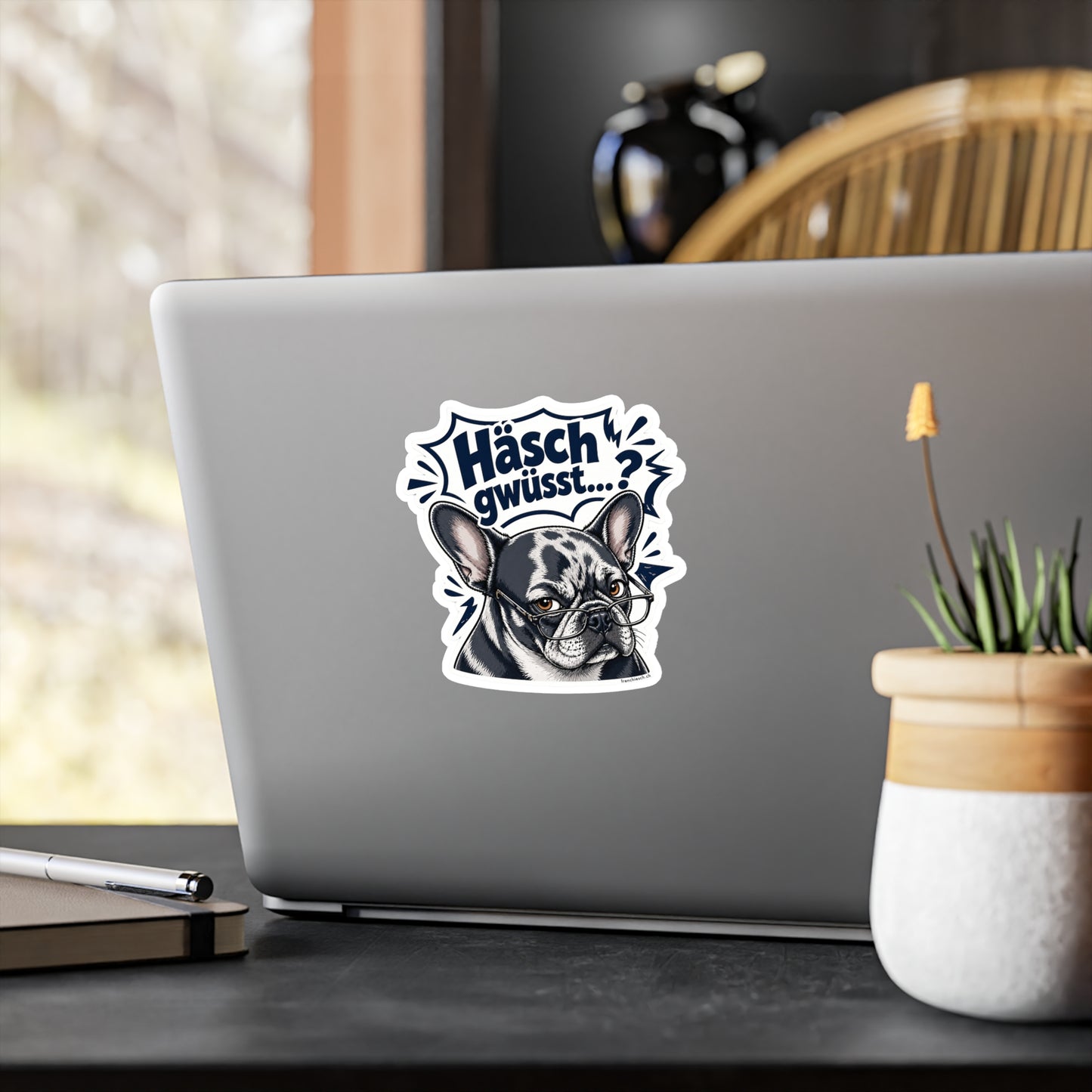 Häsch gwüsst…? – Swiss Frenchie Vinyl Sticker