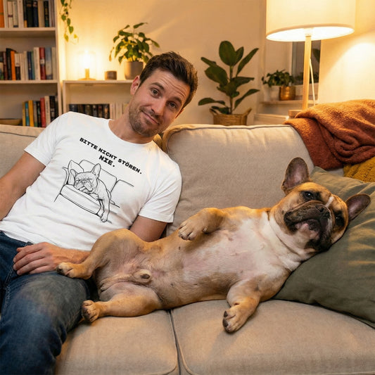 BITTE NICHT STÖREN. NIE. Frenchie-Shirt