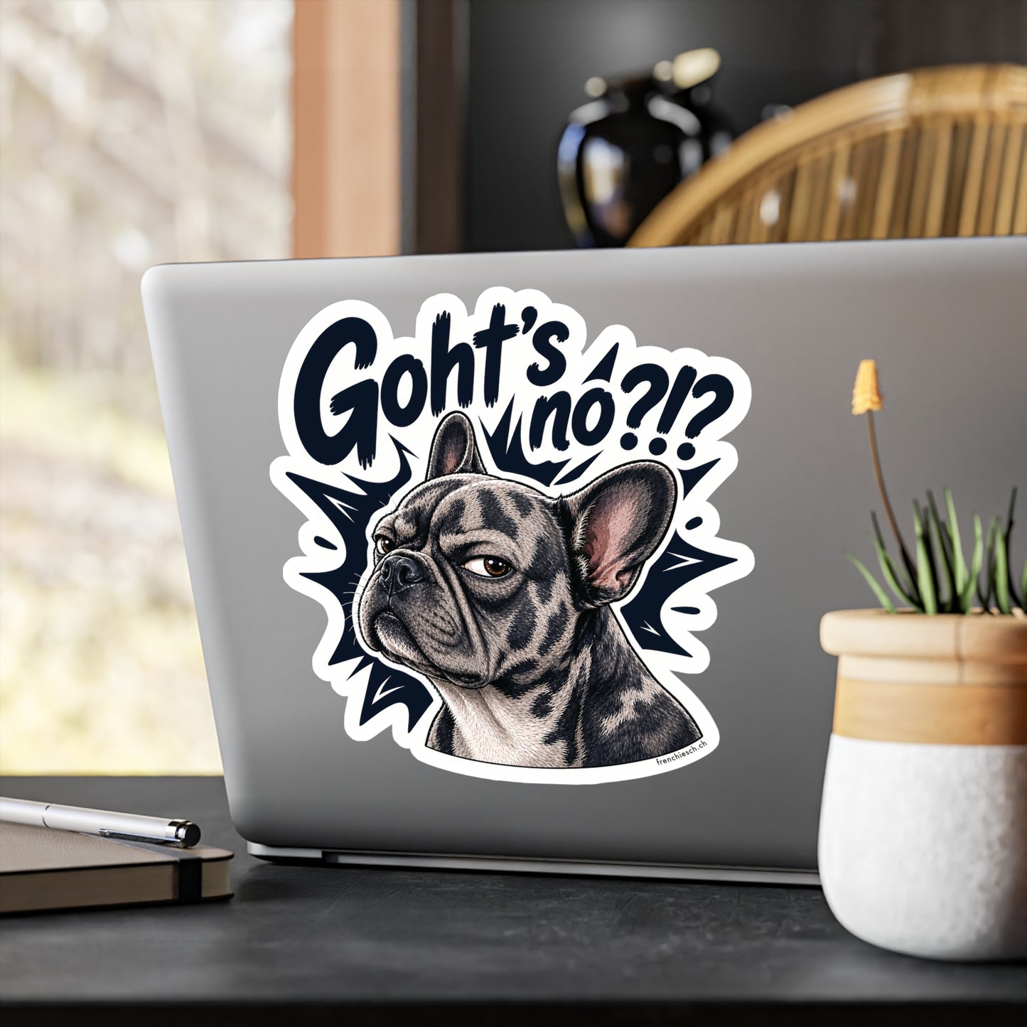 Goht's no?!? – Swiss Frenchie Vinyl Sticker