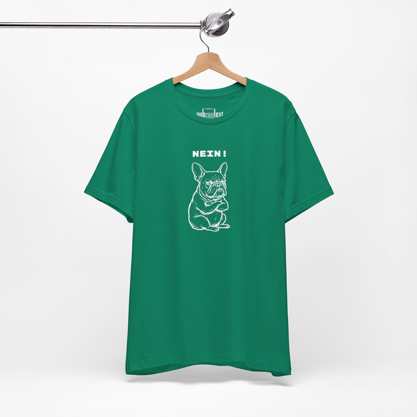 NEIN. Keine Diskussion. Frenchie-Shirt