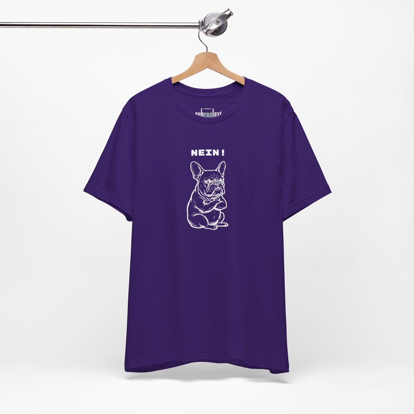 NEIN. Keine Diskussion. Frenchie-Shirt